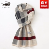 Зимний шарф, шерстяная накидка, мужская универсальная подарочная коробка для друга, крокодил, коллекция 2023, в корейском стиле