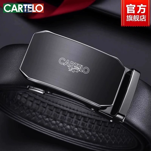 Ремень, кожаная высококлассная пряжка, штаны, крокодил, из натуральной кожи