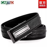 Ремень для отдыха, высококлассные кожаные штаны, крокодил, из натуральной кожи, легкий роскошный стиль