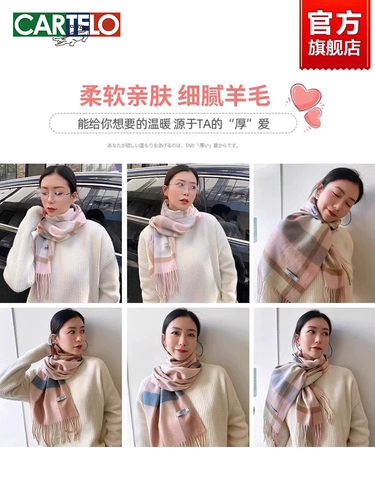 Cartier, зимний шерстяной шарф для друга, крокодил, подарок на день рождения