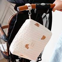 Cc Urine Unwet Cashier Bag Paper Diaper Baby Out Stroller Zipper Embroidered Funct Cotton Mommy Bag Baby Diaper