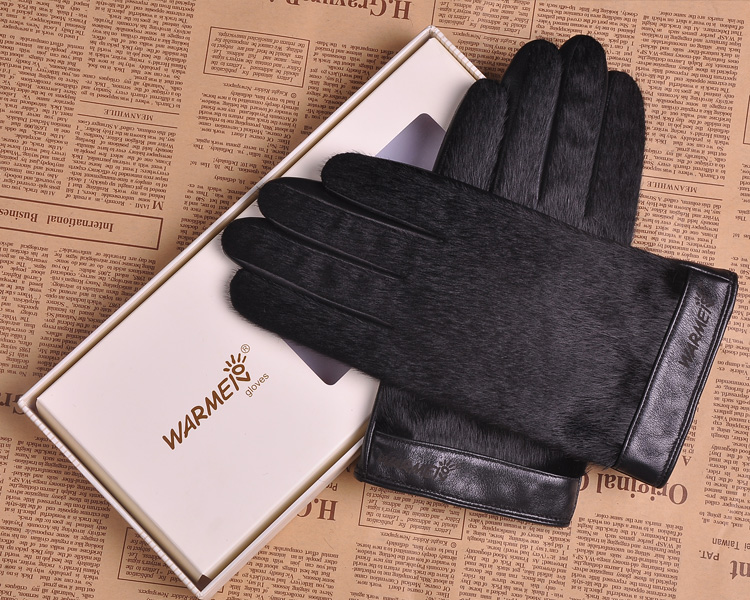 Gants pour homme WARMEN en peau de mouton - Ref 2782661 Image 16