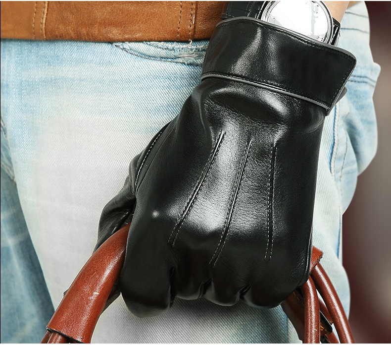 Gants pour homme WARMEN en peau de mouton - Ref 2782669 Image 16