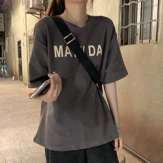 Short-sleeved t-shirt summer Hong Kong style student half-sleeved top ins