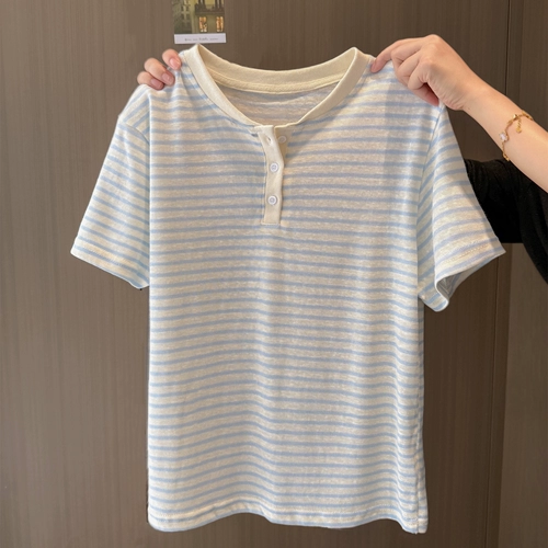 Летняя приятная телу сексуальная футболка с коротким рукавом, в корейском стиле