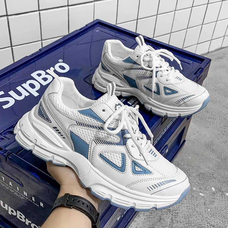 Men's shoes 2022 new summer ins daddy shoes trendy all-match casual heightening autumn men's sports running shoes