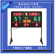 Multifunctional wireless control electronic scoreboard basketball game 24 seconds timer mobile flip scoring display
