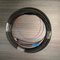 Leather cable finished power cord SC integrated cable composite optical cable photoelectric composite cable optical fiber cable with power cord