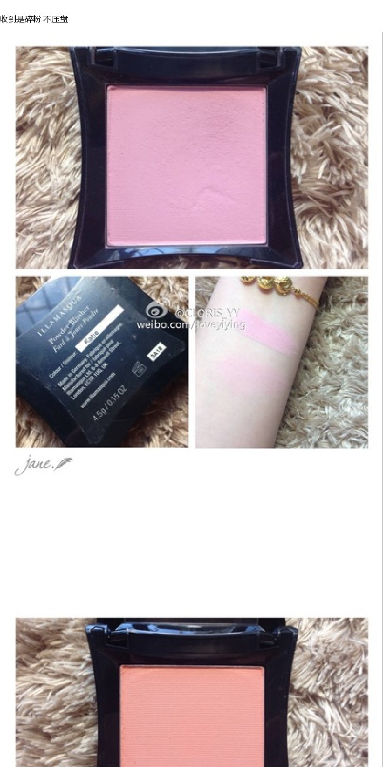 Spot illamasqua phấn má hồng thử nghiệm váy katie - Blush / Cochineal má hồng etude house