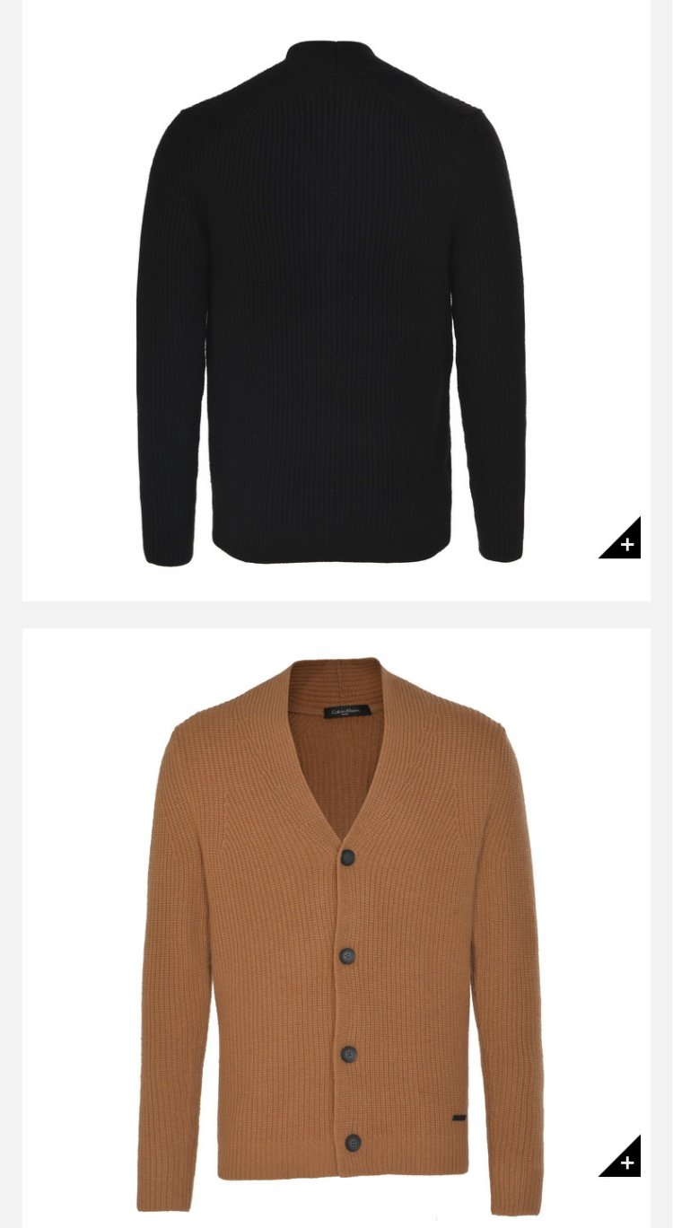 Áo len nam Calvin Klein / Calvin Klein CK Áo len len len cho nam - Cardigan áo len nam cổ tim