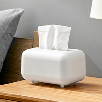 Magnetic bread tissue box with spring living room table tissue storage box non-slip mats bathroom tissue tissue box