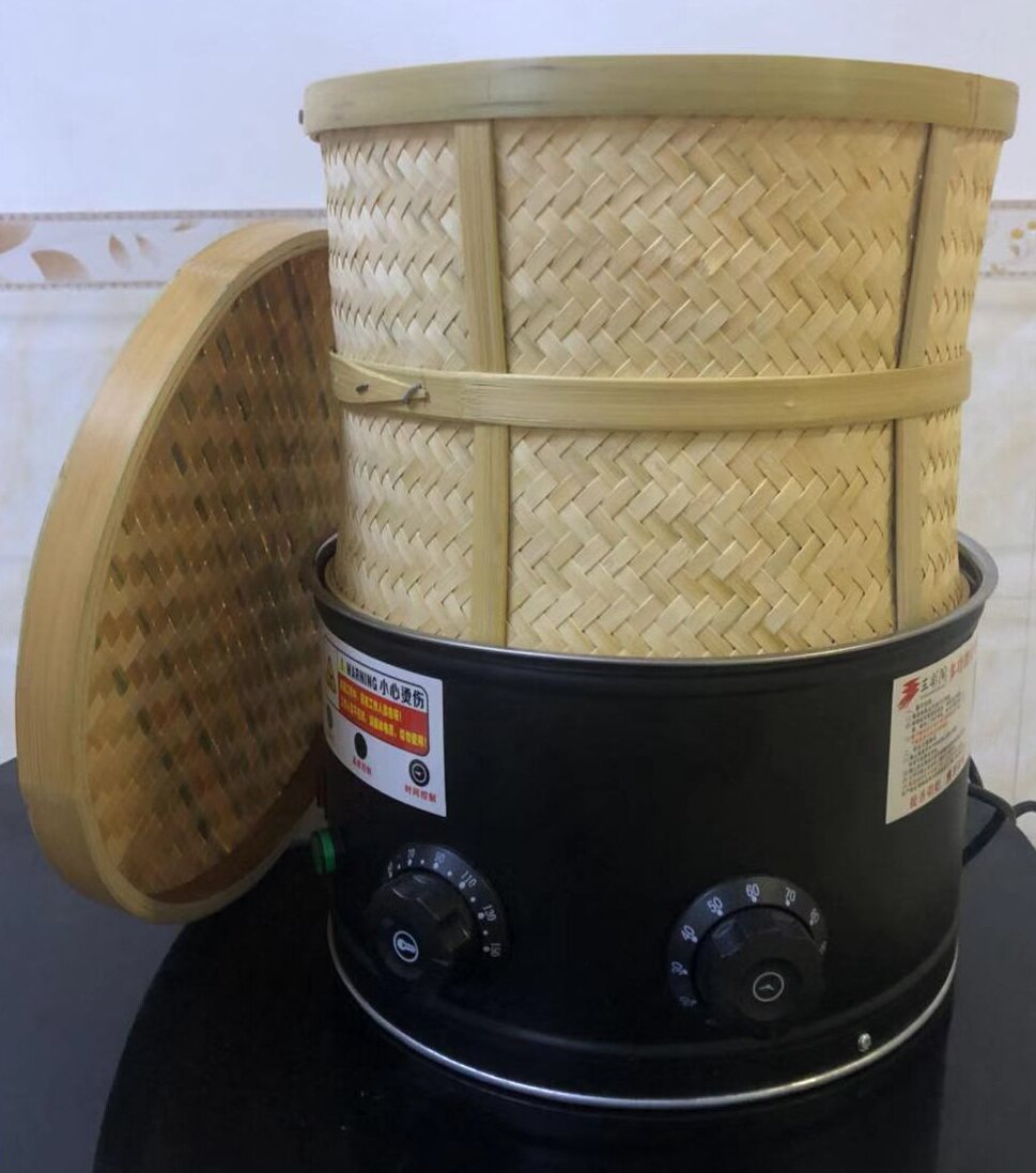 Sancaige tea stalk Tixiang machine roasted aroma deodorant roasted tea home roasted tea black gold coffee color electric roasting cage