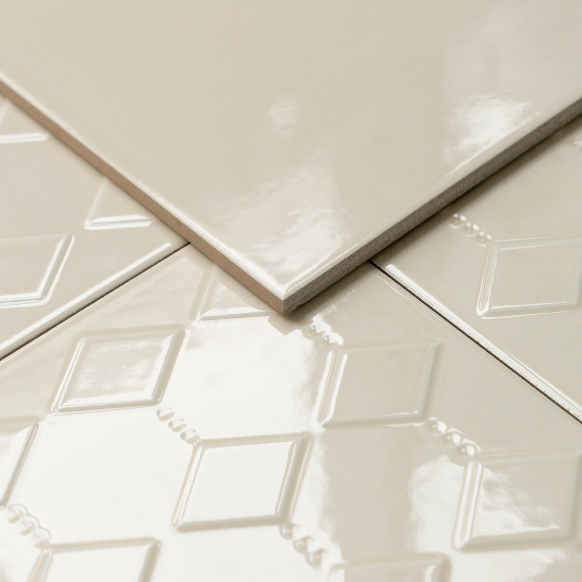 Italy Imported Milk Oil Color Bright Face Relief Tile Style Dressing Room Kitchen Wall Brick Toilet Xuan Guan Shower Room