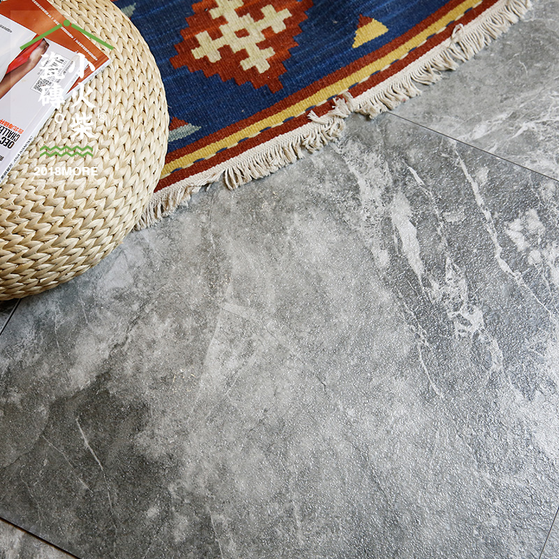 Small Matches New Chinese Marble Cement Brick Living Room Kitchen Makeup Room Anti Slip Tile Floor Tiles Creative Background Wall