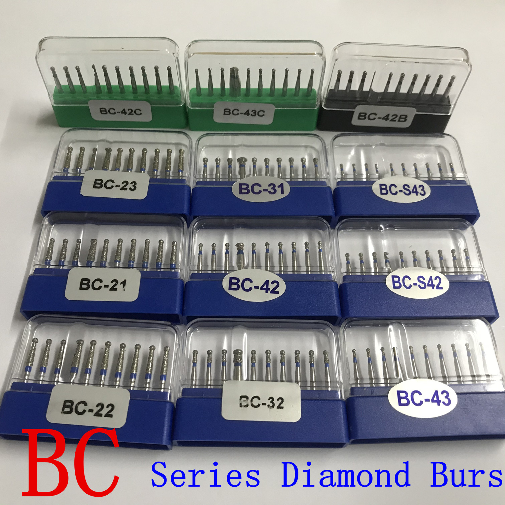 高速牙科车针BC全系列环球形金刚砂正品耐磨不掉砂打磨抛光