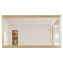BOLEN European luxury framed bathroom mirror wall-mounted dressing table decorative mirror toilet bathroom mirror