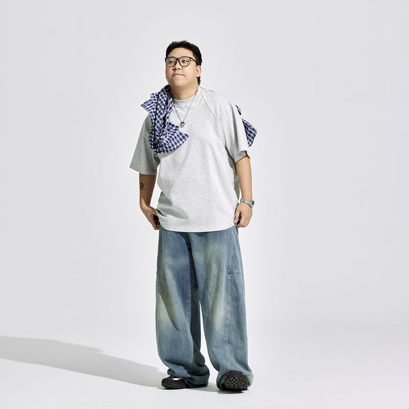 Chen Dalang Is Not Too Fat [Body Cooling] Plus-Size Men's Clothing Summer Mamba Cotton T-Shirt Short-Sleeved Men's Heavy-Duty Base Layer for Fat Men