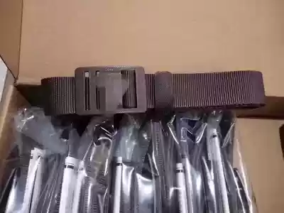 Camouflage waistband woven belt Men Outdoor mountaineering military fan belt