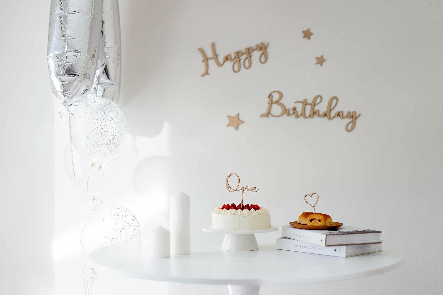 *Little Forest*Spot Australian hand-made wooden wooden warm cake decorated birthday card