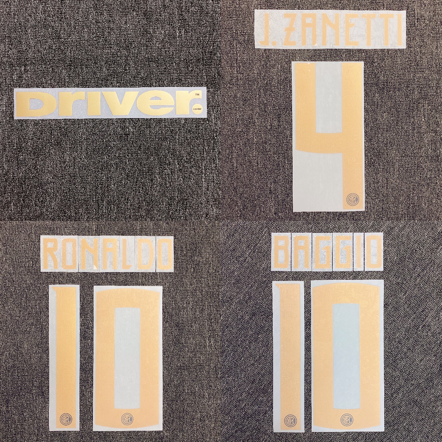 (Spot) 2019 Inter Milan International 20th Anniversary Gold Printing