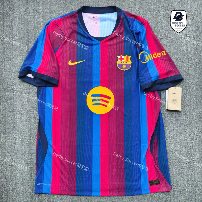 [in Stock] 26-27 Barcelona Home Short-Sleeved Player Version Jersey Ii2709-683