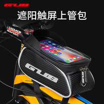GUB Bike Bag Front Beam Bag Touch Screen Mountain Bike Upper Tube Bag Mobile Phone Waterproof Saddle Pack Riding Accessories Equipment