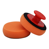 Suitable for car beauty handheld portable waxing sponge integrated handle interior tire polishing paint surface waxing and polishing