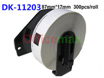 Brother thermal paper label ribbon Brother DK-11203 self-adhesive barcode label printing 17*87