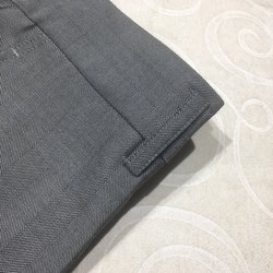 ໂສ້ງຂາຍາວເກົ້າຈຸດຂອງລຸງ Nick's Wool trousers men's spring and summer hemmed pants customize in large and small