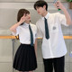 Internet celebrity student school uniform Korean style class uniform summer suit girls graduation skirt ins college style junior high school Korea