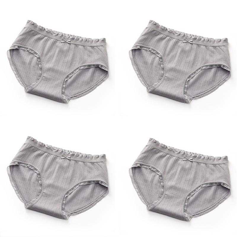 Hông nâng bụng Mordale quần lót womens giữa eo bông tinh khiết thở quần short kháng khuẩn cô gái có kích thước quần womens tam giác.