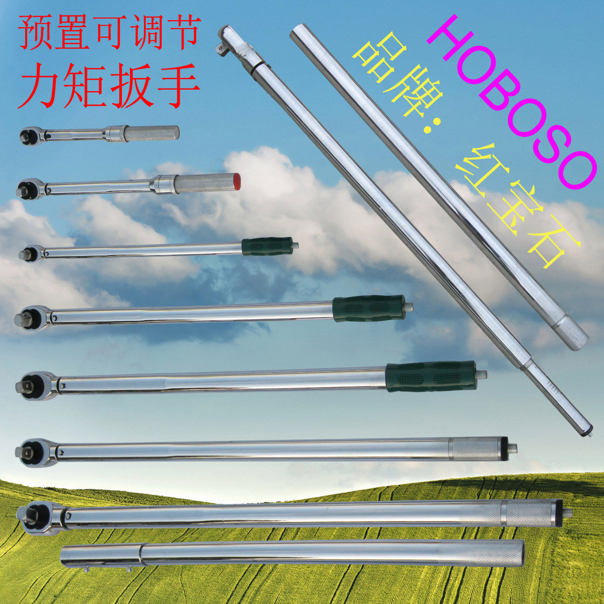 Preset Type Torque Wrench Adjustable Moment Wrench Kg Wrench 60-760 Torque Wrench Lifetime Warranty