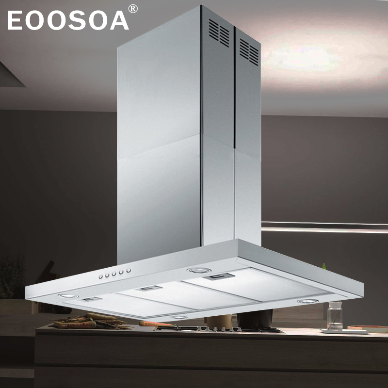 Island-Style Range Hood T-Shaped Open Kitchen Island Hanging Type Household Top-Suction Exhaust Eoosoa Island-Style Range Hood T-Shaped Open Kitchen Island Hanging Type Household Top-Suction Exhaust Eoosoa