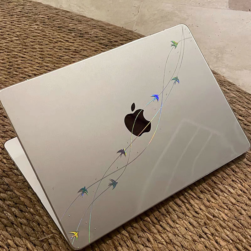 Lukastore【Nanfeiyan】Original High-End Luminous Laptop Protective Case for MacBook Airm4M5