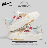 Warrior, демисезонная дышащая универсальная спортивная белая обувь, для влюбленных
