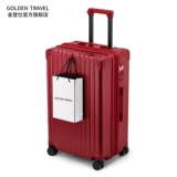 Jindengshi расширяемая цепочка на молнии 𫔀 чемодан красная свадебная коробка для приданого 24-дюймовый чемодан с паролем 20 чемодан на колесиках для женщин