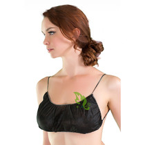 Disposable non-woven bra underwear wipe bra beauty salon SPA massage sweat steamed sauna no-wash black sexy