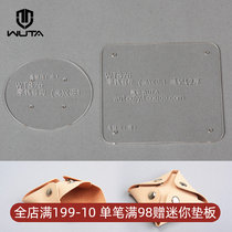 No its zero wallet coins Bull Leather version drawings Acrylic Paper type handmade leather with diy plate type WT876
