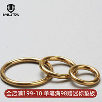 No it brass circle cirque copper color leather diy hardware accessories accessories consumable 3 specifications pure copper material