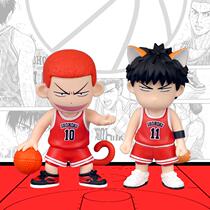 Dunk Basket Master Q Version Monkey Cherry Wood Flower Daub Fox Streaming Sichuan Maple Hands On car Car Adornment Gifts