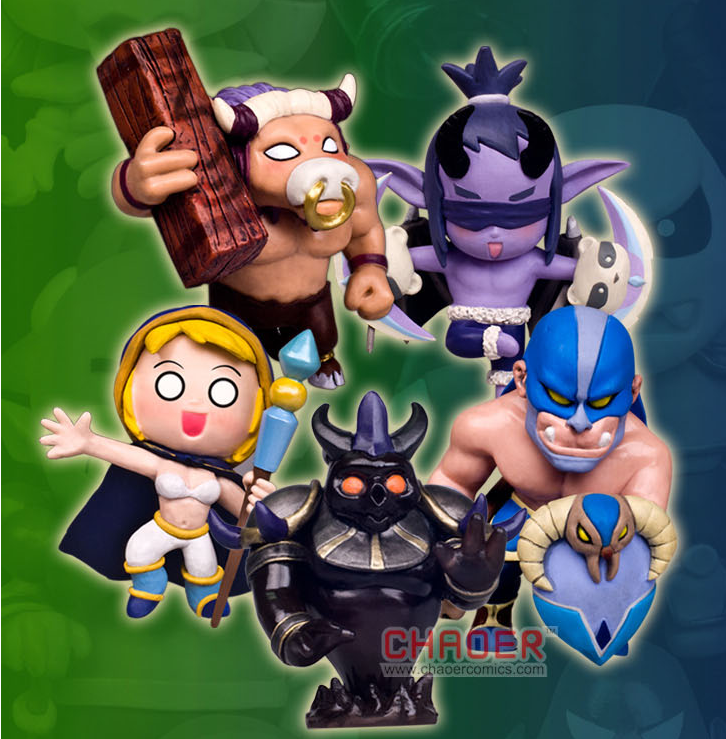Мир Warcraft Модель DOTA2 версия Q герой 5 игрушечная кукла ручной работы меч колдун ведьма