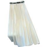 Белая летняя небольшая юбка, подходит для подростков, А-силуэт