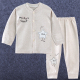 Childrens bộ đồ lót mùa xuân và mùa thu cotton mỏng quần mens mùa thu 1-3 năm bé già trẻ em pajama cardigan.