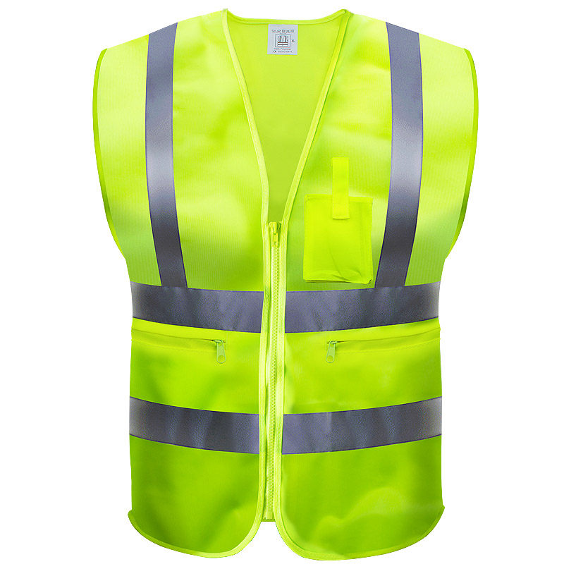 Paula reflective vest vest construction fluorescent sanitation workers Meituan traffic mesh cloth riding jacket 5988