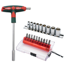 Leta LETA21 piece set replaceable T-plate manual start-up car repair sleeve screwdriver AM701