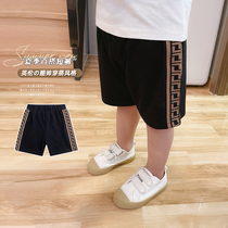 2022 Summer sports Leisure children Pure cotton pants 100 hitch for male and female baby Yangqi tide shorts for children breathable