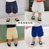 2021 summer childrens cotton shorts summer thin baby male and female childrens foreign style fashion wild childrens pants