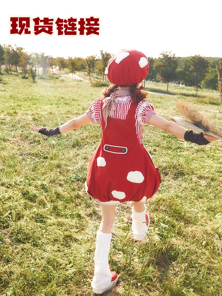 Подлинно милые красные подтяжки, (Physicals), стиль Lolita, Lolita Jsk