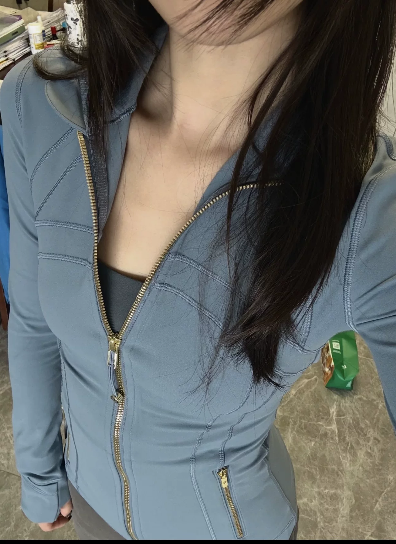 Jacket (Jessie Canada) Lululemon Define Nulu, fitted full-zip long sleeve, multiple colors/sizes
