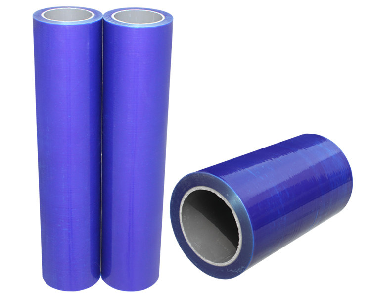 Special High Adhesive Blue Pe Protective Film Adhesive Tapes Self-Adhesive Protective Film Stainless Steel Wire Drawing Plate Adhesive Film Aluminum Sheet Membrane Width 10cm